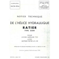 Ratier Type 2304 Notice Technique 1957