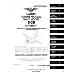 Lockheed S-3B Viking Navy Model Aircraft NAVAIR 01-S3AAB-1 Natops Flight Manual/POH 2000