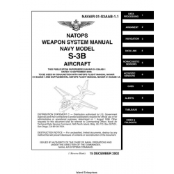 Lockheed S-3B Viking Navy Model Aircraft NAVAIR 01-S3AAB-1.1 Natops Weapon System Manual 2002