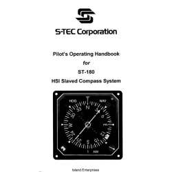 S-Tec ST-180 HSI Slaved Compass System Pilot's Operating Handbook 1992 Part # 8726