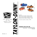 Taylor-Dunn SS5-34, SS5-36, SS5-46, MX6-00 Operation, Troubleshooting Manual MS-534-08 Rev-G