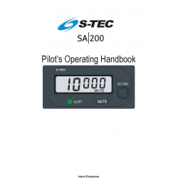 S-TEC SA-200 Altitude Selector/Alerter Pilot's Operating Handbook 2003