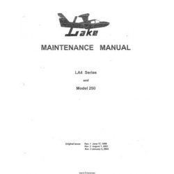 Lake LA4 Series and Model 250 Maintenance Manual