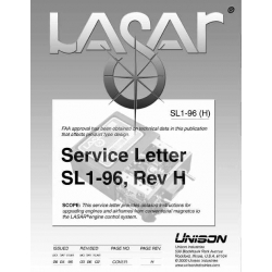Lasar SL1-96 Service Letter Rev H 2002