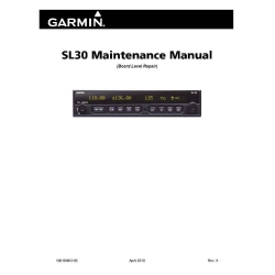 Garmin SL30 Maintenance Manual 190-00853-00