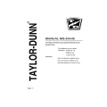 Taylor-Dunn SS5-34, SS5-36, MX-600 Operators and Maintenance Manual MS-534-08