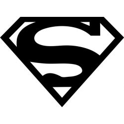 Superman Decal/Sticker 7" high