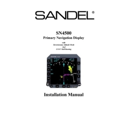 Sandel SN4500 Installation Manual 82009-IM Rev K