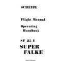 Scheibe SF 25E Super Falke Flight Manual and Operating Handbook 1979