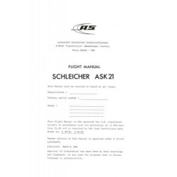 Schleicher Ask 21 Flight Manual 1983