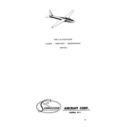 Schweizer SGS 2-32 Sailplane Flight Erection Maintenance Manual