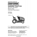 Sears Craftsman 26.0 HP, 48" Mower Electric Start Garden Tractor 917.28748 Operator's Manual
