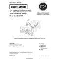 Sears Craftsman 42"- 2 Stage Snow Thrower 41361 Tractor Attachment 486.24837 Operator's Manual 2010