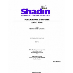 Shadin ADC 200 Fuel/Airdata Computer Installation Manual 2002