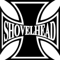 Shovelhead Iron Cross Helmet/Tank Decals/Stickers 3"x3" 