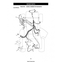 Southern States SP185H42STB Tractor Repair Parts Manual