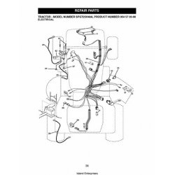 Southern States SPGT25H48A Tractor Repair Parts Manual