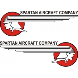 Spartan Aircraft Stickers/Decals! 