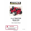 Steiner Textron 4X4 Tractor Model 525 Owner/ Operator's Manual 1995 - 2000