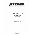 Steiner Textron 4X4 Tractor Model 525 Parts List 1999