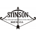 Stinson Aircraft Decal/Sticker 7.5''h x 11 3/4''w!