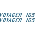 Stinson Voyager 165 Aircraft Decal,Logo 1''h x 10.5''w!