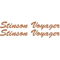 Stinson Voyager Aircraft Decal,Sticker 2''h x 16.5''w!