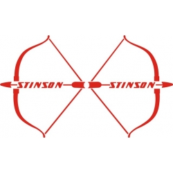 Stinson Aircraft Decal/Sticker  14''h x 11 1/8''w!