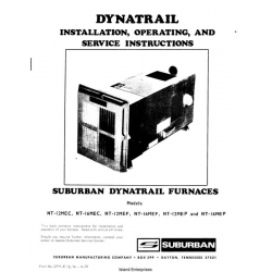 Suburban Dynatrail Furnaces NT-12MEC to NT-16MEP Installation, Operating and Service Instructions