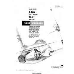  Lockheed T-33A and TV-2 Aircraft Flight Handbook 1955