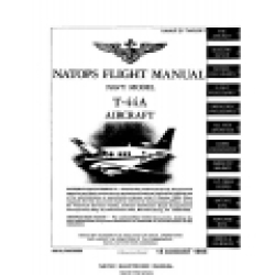 Beech T-44A Pegasus Navy Model Aircraft Natops Flight Manual/POH 1995 
