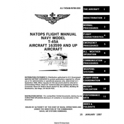 Douglas T-45A Navy Aircraft Flight Manual 1997-2001 A1-T45AB-NFM-000