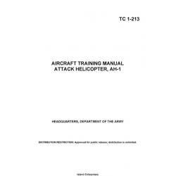 Bell TC 1-213 Attack Helicopter, AH-1 Aircraft Training Manual 1989 - 1992