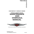 Continental TSIO-550 Permold Series Engine Installation and Operation Manual
