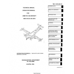 TM 1-1510-223-10 Technical Operator’s Manual  for Army RC-12N Aircraft 