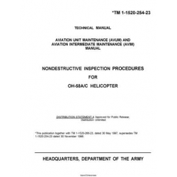 TM 1-1520-254-23 Army Model OH-58A-C Helicopter Technical Manual Aviation Unit and Intermediate Maintenance Manual