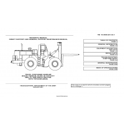 TM 10-3930-641-34-1 Truck, Container Handler Rough Terrain, 50,000 LB Capacity, DED, Pneumatic Tires Model DV43 Technical Manual Direct Support and General Support Maintenance Manual 