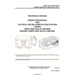 TM 10-4610-309-10 Tactical Water Purification System (TWPS) Technical Manual Operator Manual 