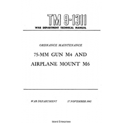 TM 9-1311 75-mm Gun M4 and Airplane Mount M6 Technical Manual