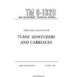 TM 9-1320 75-mm Howitzers and Carriages Technical Manual