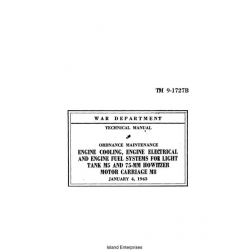 TM 9-1727B Ordnance Maintenance Engine Cooling, Engine Electrical and Engine Fuel Systems