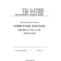 TM 9-1731B Ordnance Maintenance Ford Tank Engines Models GAA, GAF, and GAN