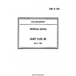 TM 9-726 Light Tank M3 Technical Manual