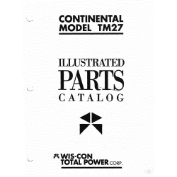 Wisconsin Continental Model TM27 Illustrated Parts Catalog