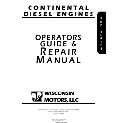 Wisconsin Continental TMD Series Diesel Engine Opertaors Guide & Repair Mnaual