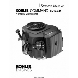 Kohler Command CV17-745 Vertical Crankshaft Service Manual 1991 - 2005