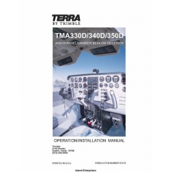 Terra TMA330D/340D/350D Audio Panel/Marker Beacon Receiver Operation/ Installation Manual 1996