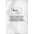 Terra TXN 960 Nav/Comm/Ecdi Installation and Operation Manual