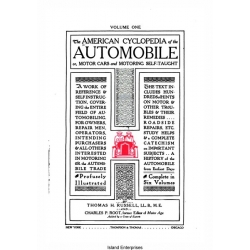 The American Cyclopedia of the Automobile Volume One