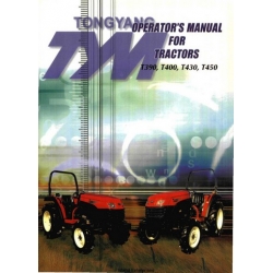 Tonyang TYM T390, T400, T430, T450 Tractors Operator's Manual 2004